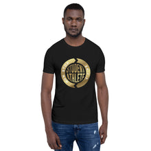 Load image into Gallery viewer, Short-Sleeve Unisex Tee (Gold Logo)