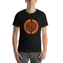 Load image into Gallery viewer, Short-Sleeve Unisex Tee Orange Logo