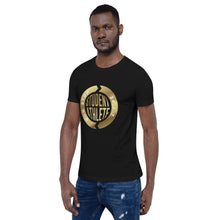 Load image into Gallery viewer, Short-Sleeve Unisex Tee (Gold Logo)