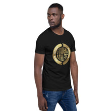 Load image into Gallery viewer, Short-Sleeve Unisex Tee (Gold Logo)