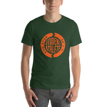 Load image into Gallery viewer, Short-Sleeve Unisex Tee Orange Logo
