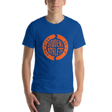 Load image into Gallery viewer, Short-Sleeve Unisex Tee Orange Logo