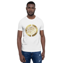 Load image into Gallery viewer, Short-Sleeve Unisex Tee (Gold Logo)