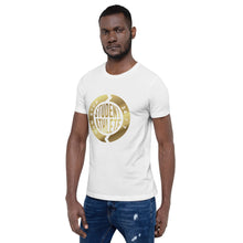 Load image into Gallery viewer, Short-Sleeve Unisex Tee (Gold Logo)